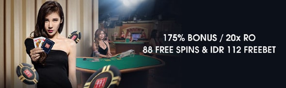 Paket Welcome Bonus Live Casino M88