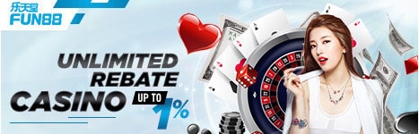 Unlimited Rebate Live Casino Sampai 1% di Fun88